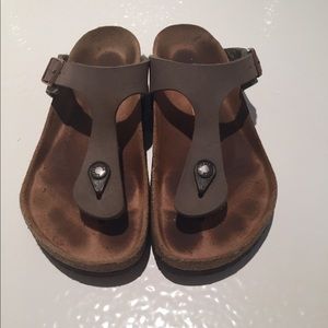 Stone birkenstocks