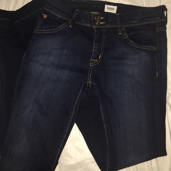 Hudson Dark Denim Midrise Baby Bootcut