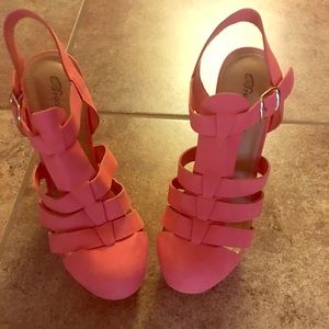Wedge pink/peachy