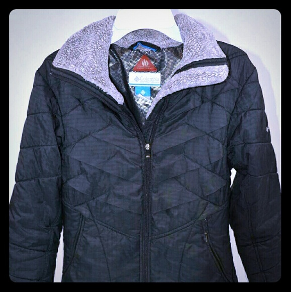 XS Columbia black omni-heat jacket!!