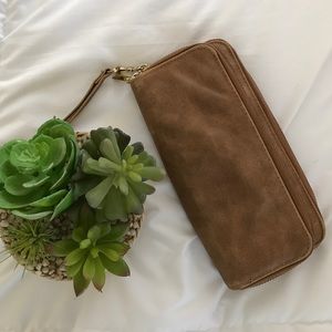 ❌SOLD Cognac Zip Wallet