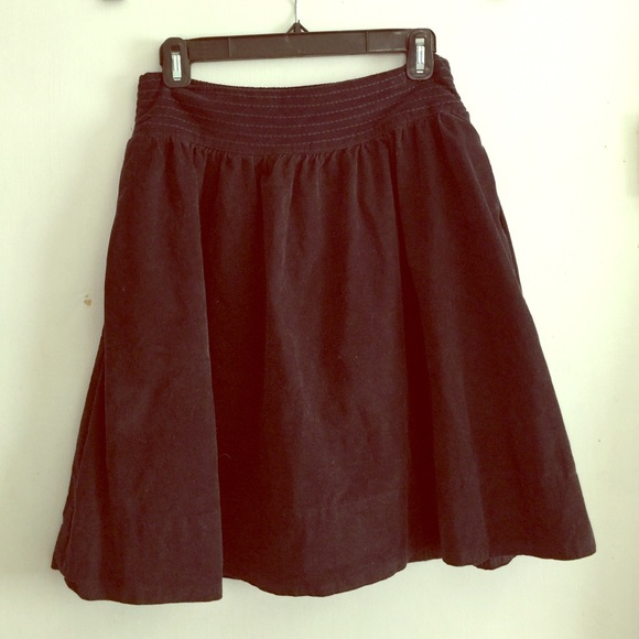 Anthropologie corduroy skirt