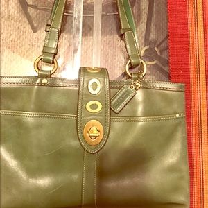 Coach Leather Tote