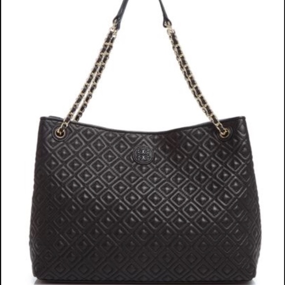 Tory burch marithon quilted tote
