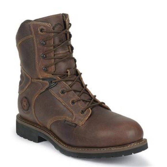 Justin Men's 8" CompToe Insulated Work Boots WK685