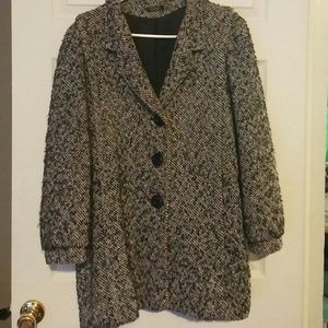 **SOLD**Wool and Polyester Blend coat