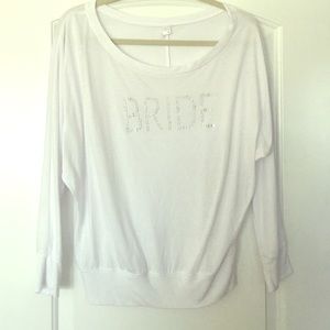 Bride shirt, hand made from Etsy! Never worn