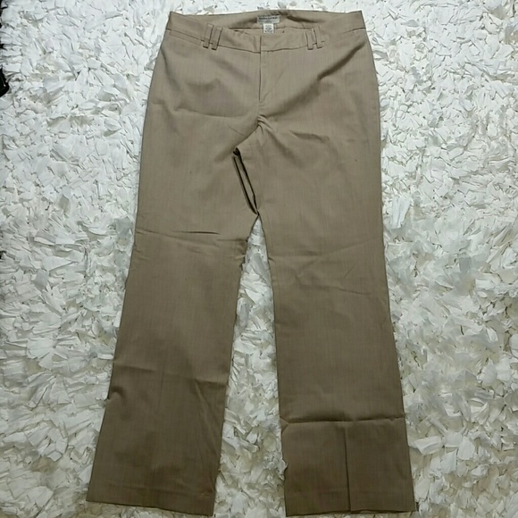 Banana Republic tan dress trousers with stretch 12