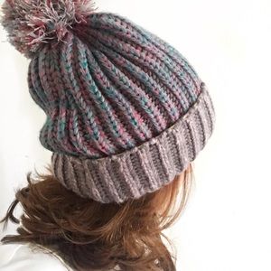 Soft Pom Knit Beanie