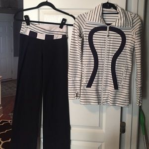 Lululemon Stride Jacket/Groove Pants