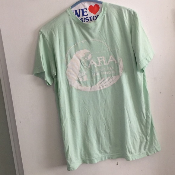 Mint green men's t-shirt
