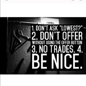 Closet Rules...pretty simple 😘😘😘😘