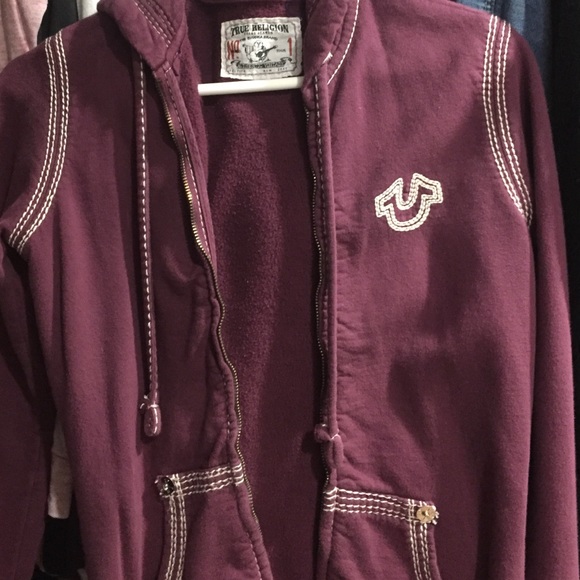 True religion hooded jacket