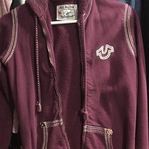 True religion hooded jacket