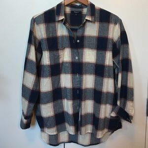 Madewell light flannel button down