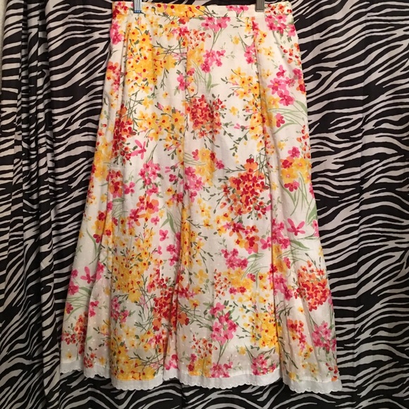 Dress Barn floral skirt
