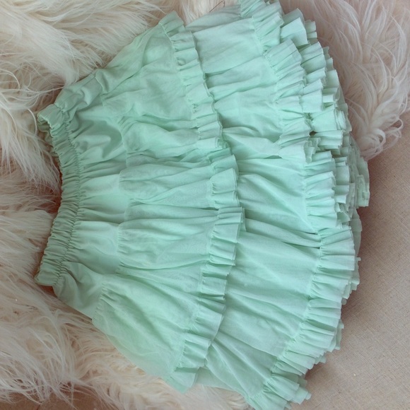 American Apparel mint green petticoat