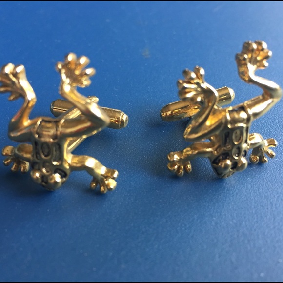 Frog Cuff Links - image 1