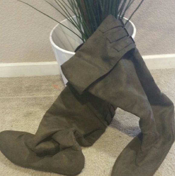 Women's calf height boots.