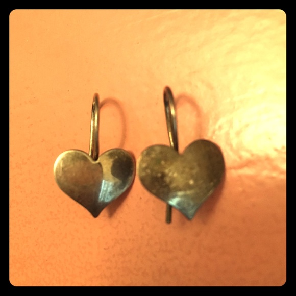 Sterling Silver Heart Earrings