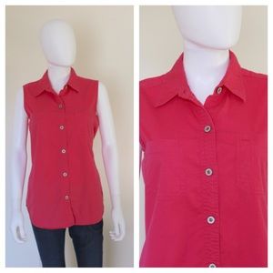 Vintage 1990s Bill Blass Jeans Sleeveless Top