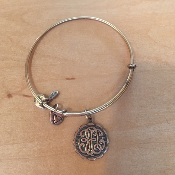 Alex & Ani antique gold bracelet