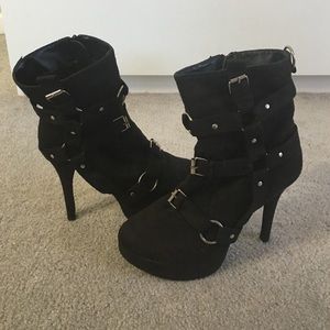 Black booties