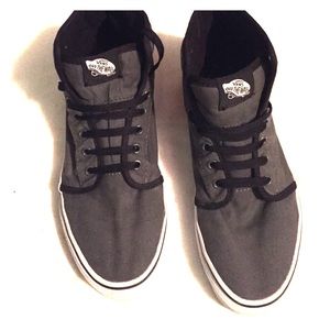 Men's 7.5 high top charcoal vans women's 9