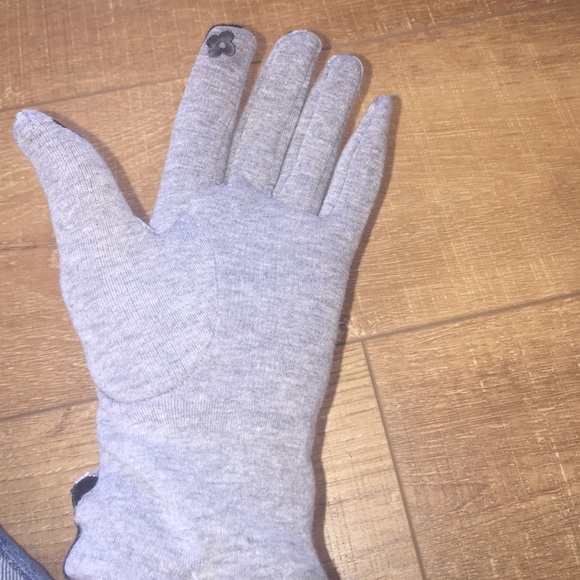 Argyle Fur Lined Gloves - Picture 3 of 4