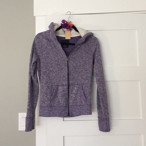 Purple American Eagle Hoodie