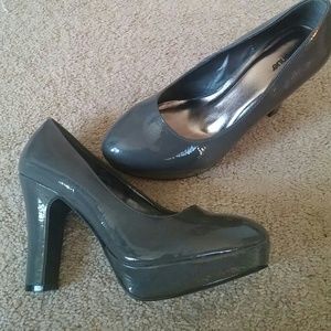 Gray Pump Heel
