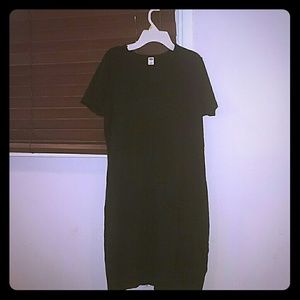 Black old navy cotton dress with pocket