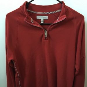 Burberry quarter zip