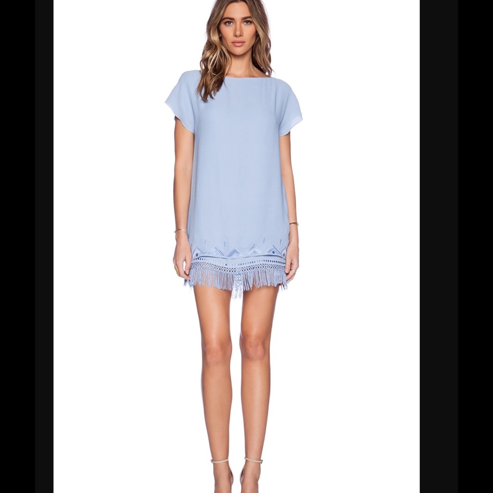 REDUCED - Cynthia Vincent Fringe Shift Dress