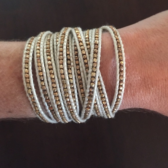 Chan Luu 10 wrap bracelet