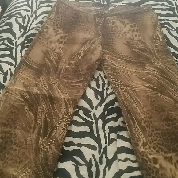 Cavalli  Animal Print Pants