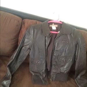 Leather like wallflower jacket