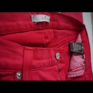 7 For All Mankind Fuchsia Rose Jeans