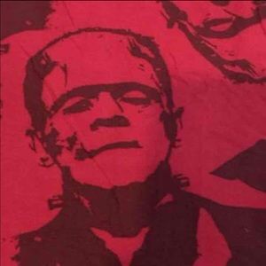 Lularoe OS Red Frankenstein Leggings