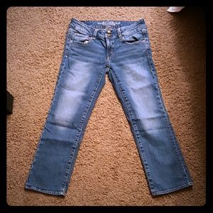 Like-New American Eagle Artist Crop jeans