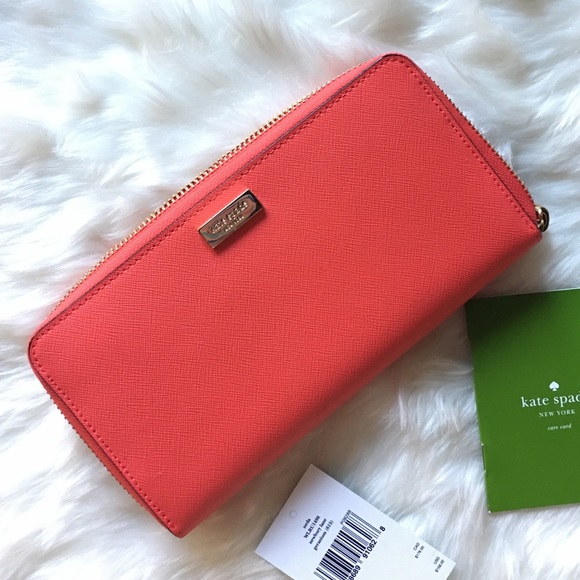 kate spade Handbags - Kate Spade Newbury Neda Wallet Clutch in Geranium