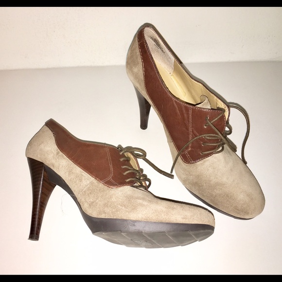 Nine West Booties Oxford Ankle Boots Heels