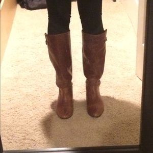 Size 7.5 Steve Madden INTYCE Brown Leather Boot