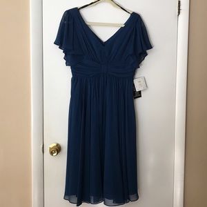 Sapphire blue cocktail dress NWT