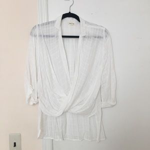 Silence + Noise Drape Shirt