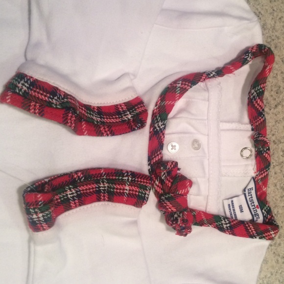 ❤️NWT!! 🎅🏻🎄HOLIDAY PLAID Onesie - Picture 3 of 4