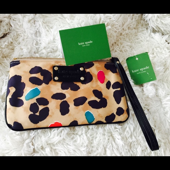 kate spade Handbags - 💛💚Kate Spade ♠️ wallet Pop Art Leopard