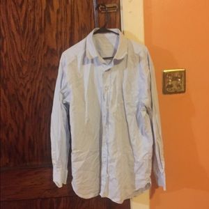 Men's blue stripped Ermenegildo Zegna Shirt