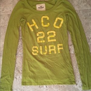 long sleeve hollister tee shirt