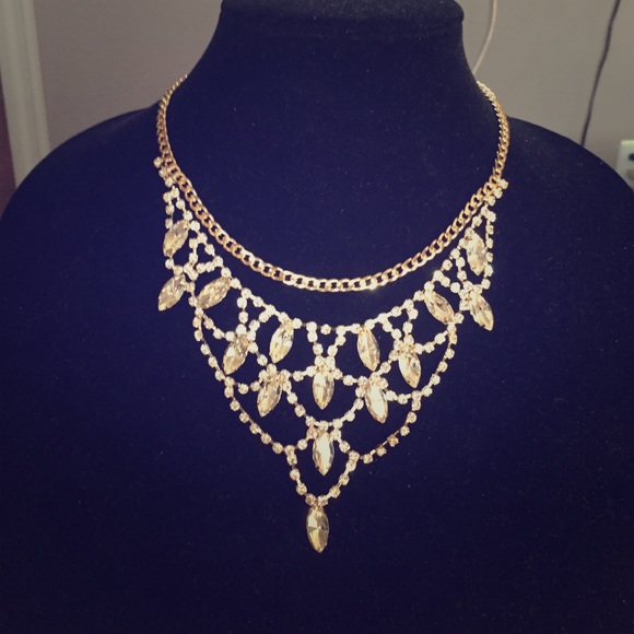 Teardrop crystal necklace - Picture 1 of 1